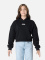 KARA CROP HOODIE GIRL črna