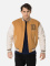 COLLEGE JACKET MEN rjava