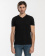 BARTOLO V-NECK T-SHIRT MEN črna