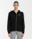 KIRA ZIPPED SWEATER  WOMEN črna