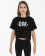 AFRA CROP TOP GIRL črna