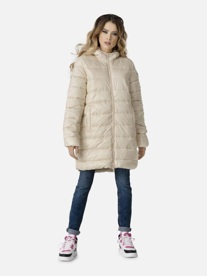 hooded polyfilled jacket